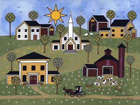 Framed Sunshine And Daisies Print