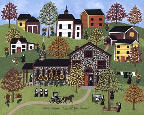 Framed Old Stone Convent Print