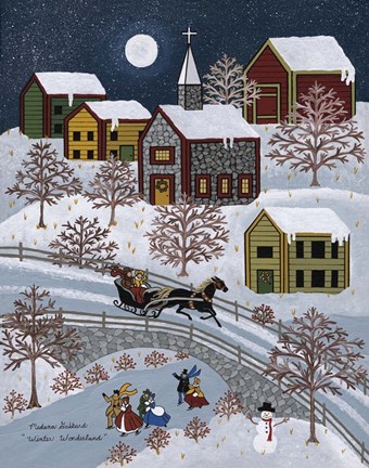 Framed Winter Wonderland Print