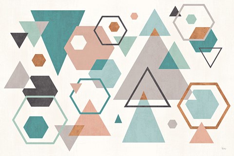 Framed Abstract Geo I Print