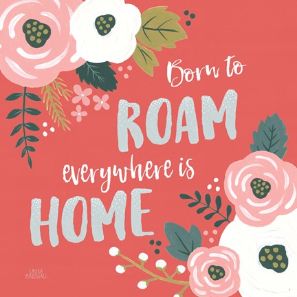 Framed Wildflower Daydreams VII Print