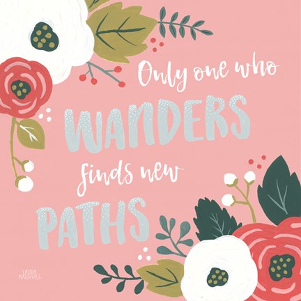 Framed Wildflower Daydreams VI Print