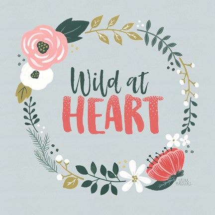 Framed Wildflower Daydreams IV Print