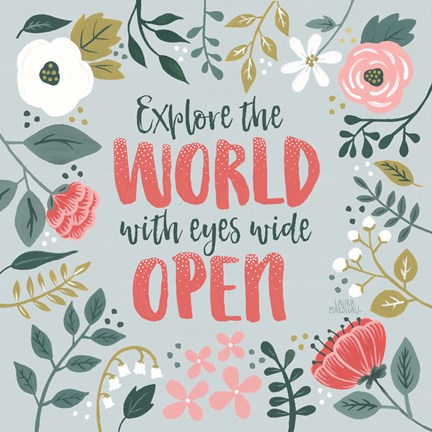 Framed Wildflower Daydreams II Print