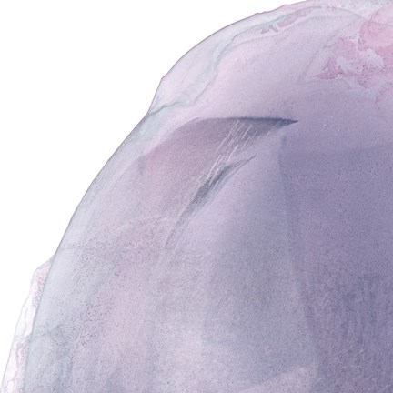 Framed Swish of Magenta I Print