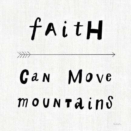 Framed Beliefs I BW Print