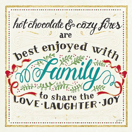 Framed Winter Wonderland VII on White Print