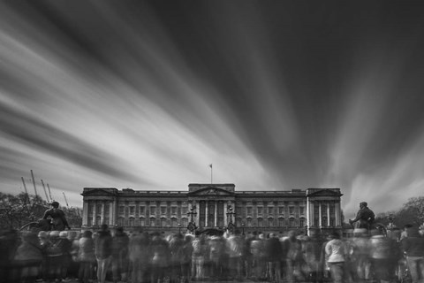Framed Buckingham Palace S1 BW Print