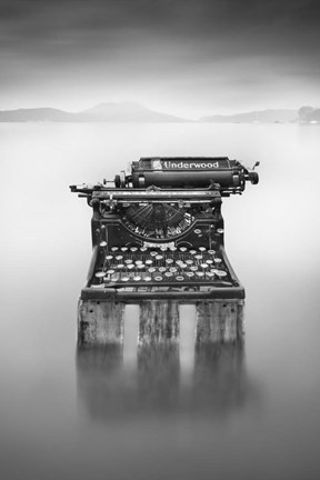 Framed Poesia Acuatica Print