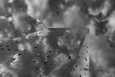 Framed Fusion and plane Print