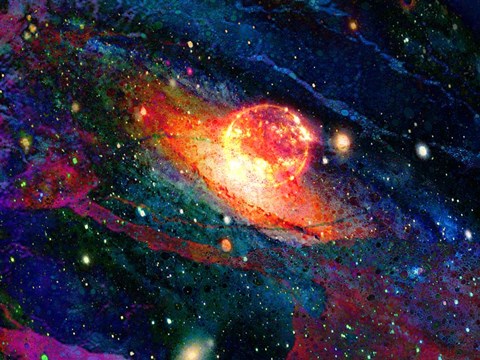 Framed Inside The Star Factory Print