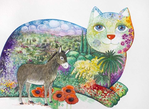 Framed 1 The Entrance Of Jerusalem Print