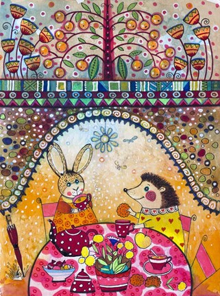 Framed Green Tea Print