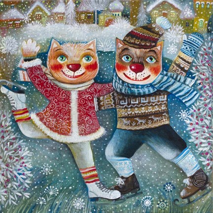 Framed Winter A Print