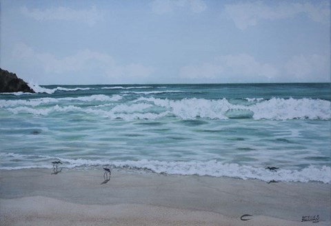 Framed Pyramid Rock Print