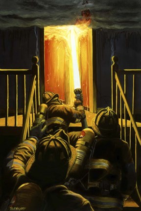 Framed Devil&#39;s Stairway Print