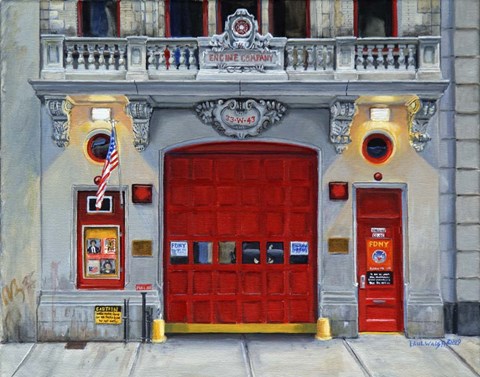 Framed Fdny Engine 65 Print
