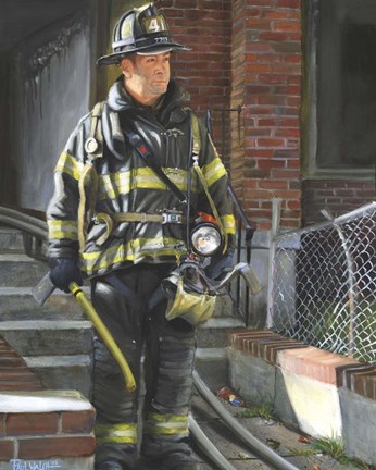 Framed FDNY 41 Print