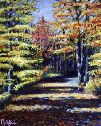 Framed Fall Path Print