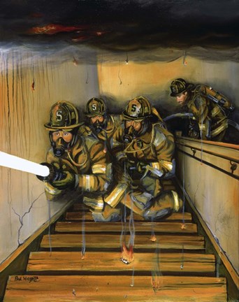 Framed Goin&#39; To Work Print