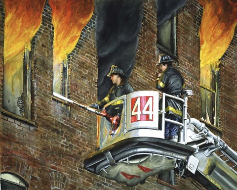 Framed Ladder 44 Print