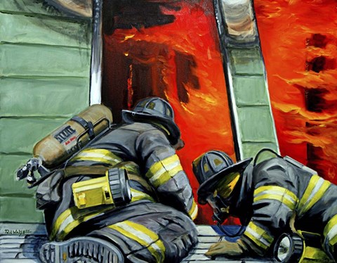 Framed Outsideroof Art Print