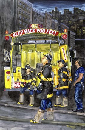 Framed Standing Fast Print