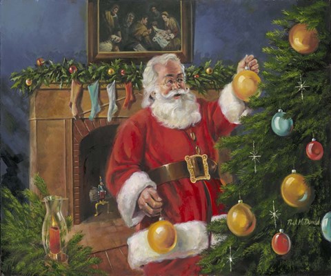 Framed Deck The Halls Print