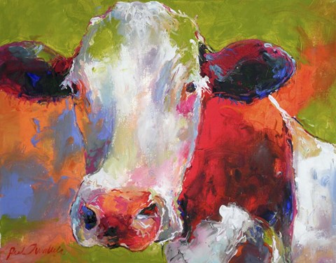 Framed Cow Print