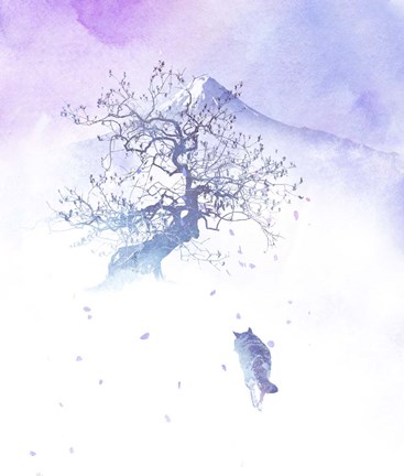 Framed Long Way To Fuji Print