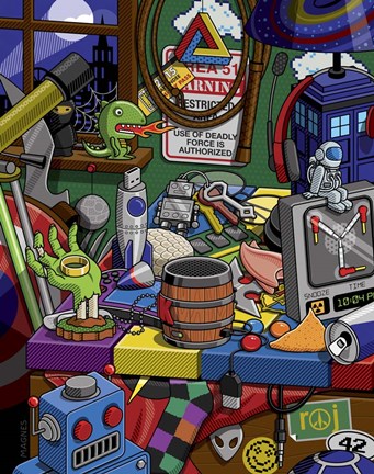 Framed Geek Chic Print