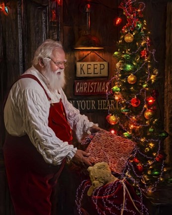 Framed Distributing Print