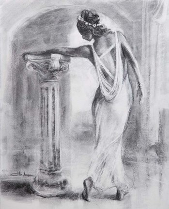 Framed Grecian Maiden Print