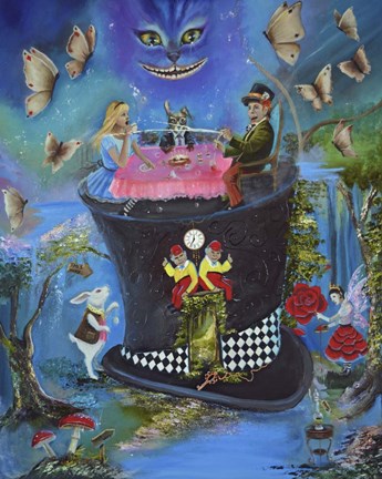 Framed Alice In Fantasyland Print