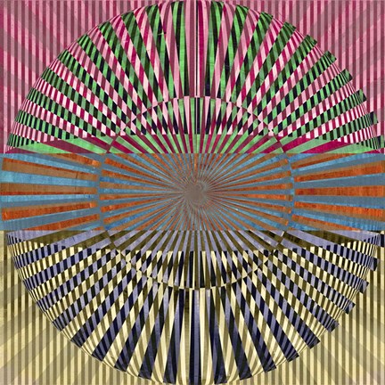 Framed Abstract Circle Print