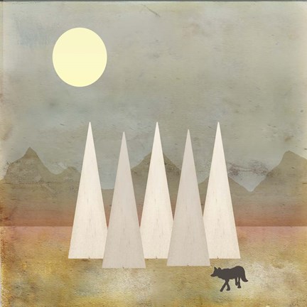 Framed In the Moonlight Print