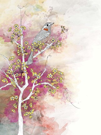 Framed Summer Blossom Print