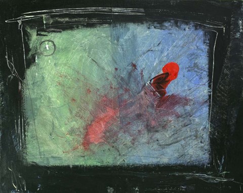 Framed Misdirection On Evening News Print