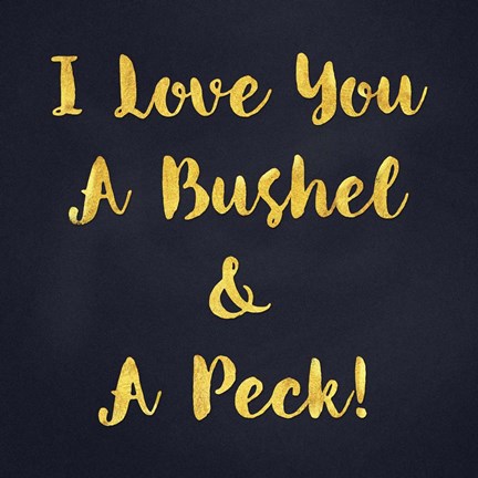 Framed Bushel-Peck Print