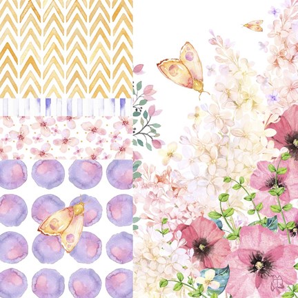 Framed Lazy Summer Afternoon Medly I Print