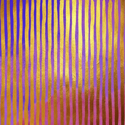 Framed Bohemian Gold III Print