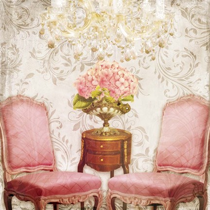 Framed Hotel Regina Paris Salon circa 1900 Print