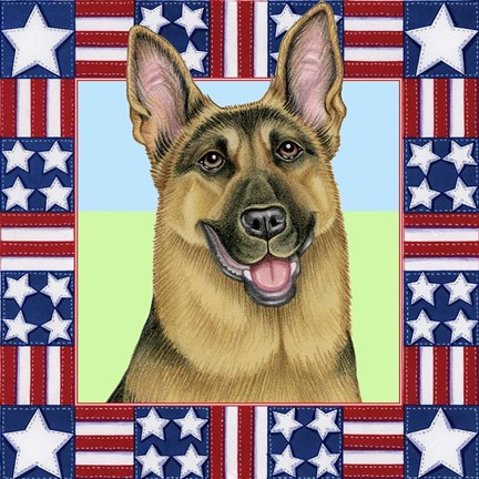 Framed 4Th July Shepherd Print