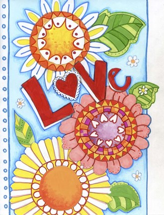 Framed Love Blossom Print