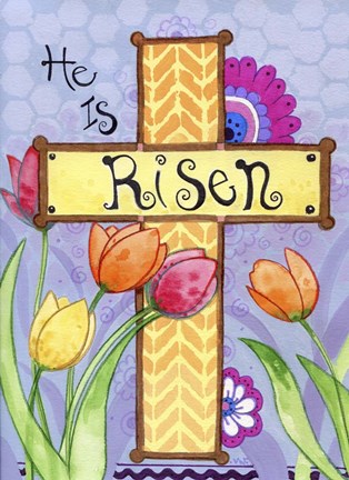 Framed He Is Risen Print