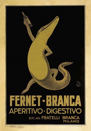 Framed Fernet Branca Print