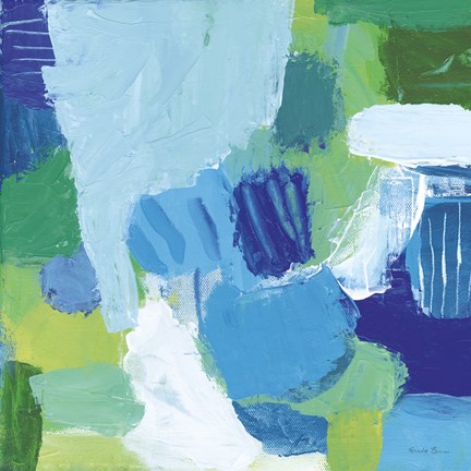 Framed Mountain Reflection I Print