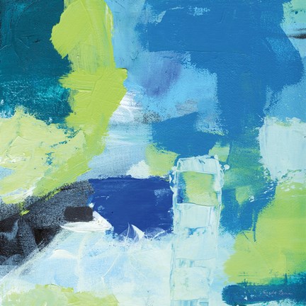 Framed Mountain Reflection II Print