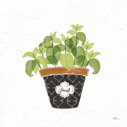 Framed Fine Herbs VIII Print