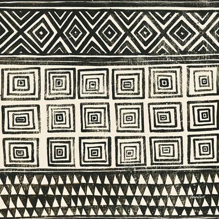 Framed Kuba I BW Print